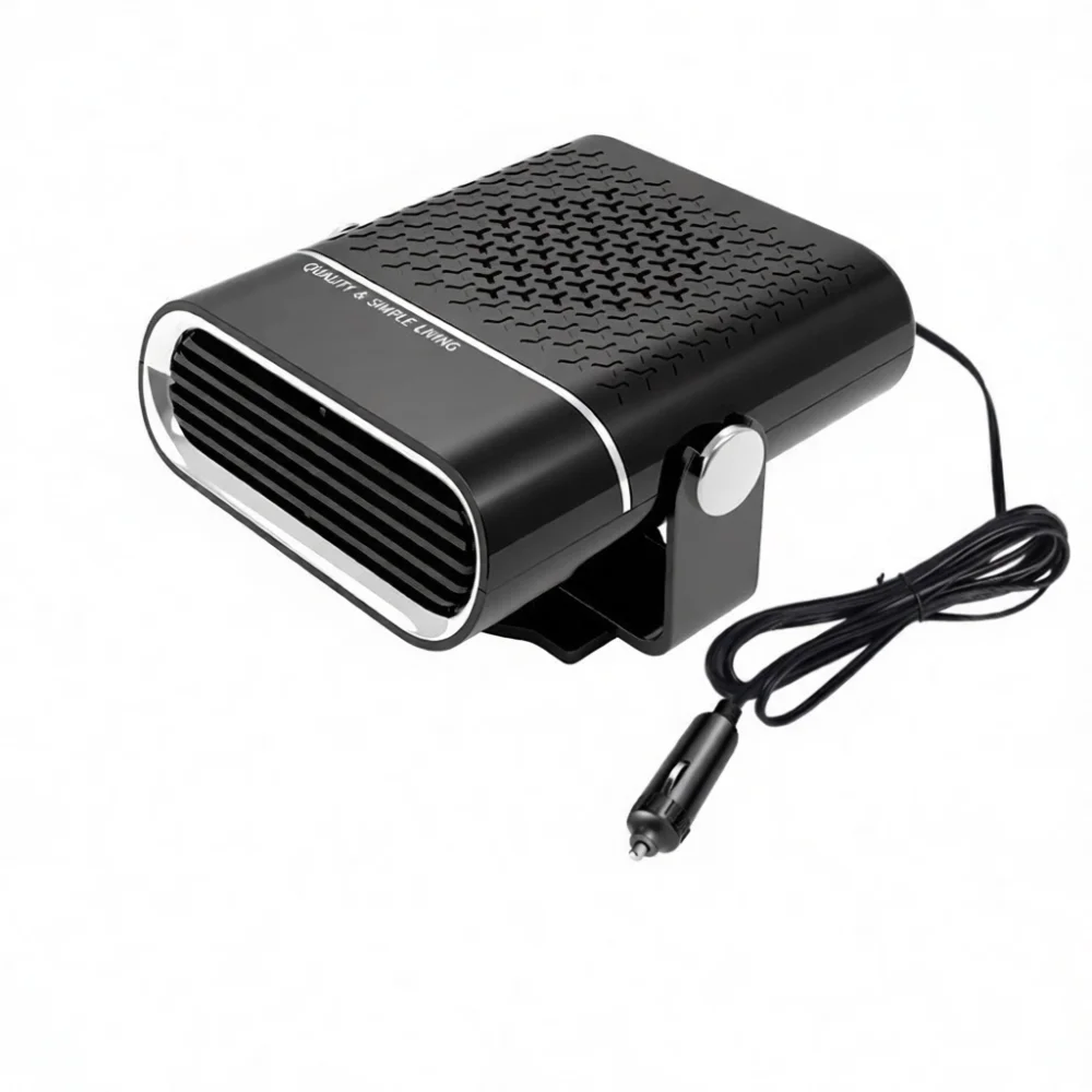 12V Car Heater Portable Heating Fan Windshield Defroster Demister Auto Cooling Warm Air Blower Interior Accessory