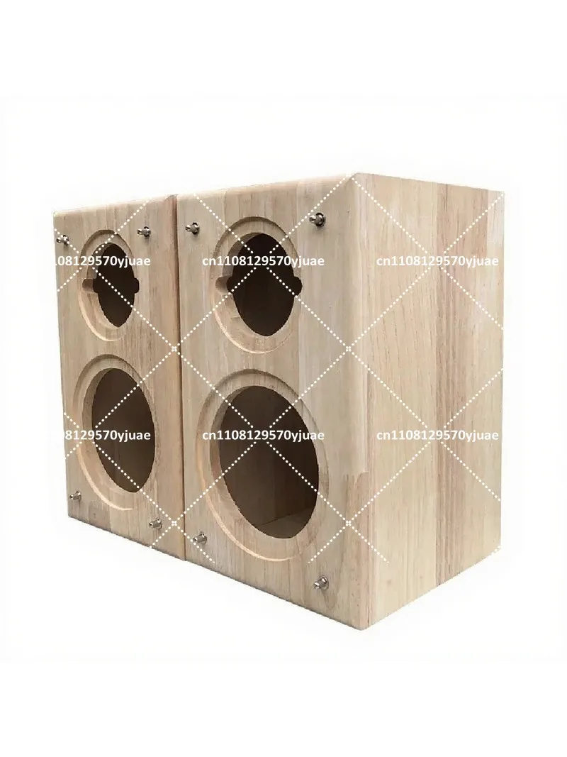 4-8 Inch Speaker Enclosure Solid Wood Board Car Audio Outdoor Modified Soundbox Shell Customizable Audio Housing