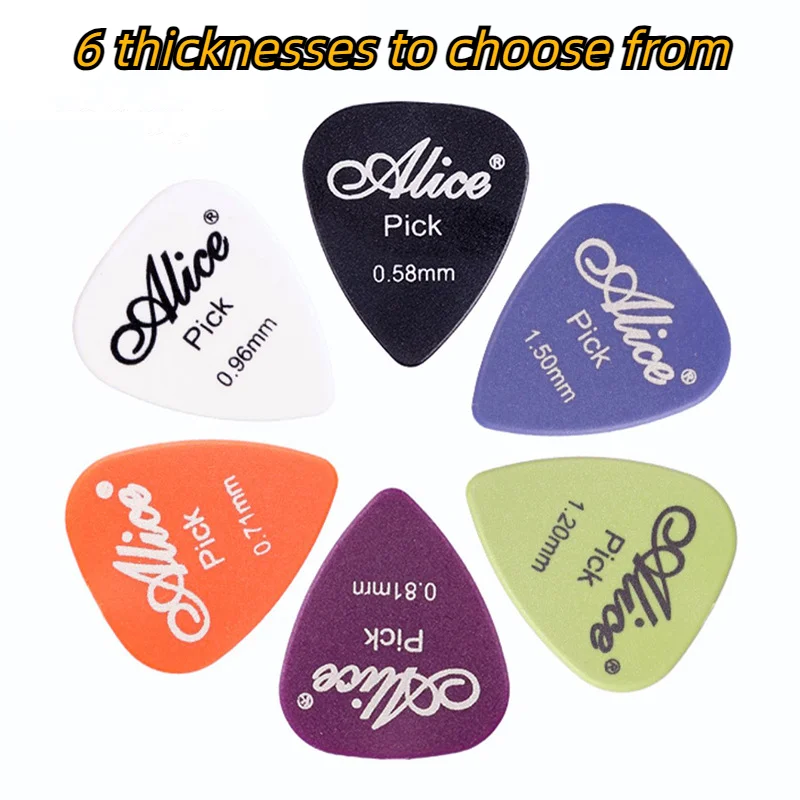 

Alice Frosted Guitar Finger Pads, Electric Guitar Bullet Pads, Folk, 6Pcs