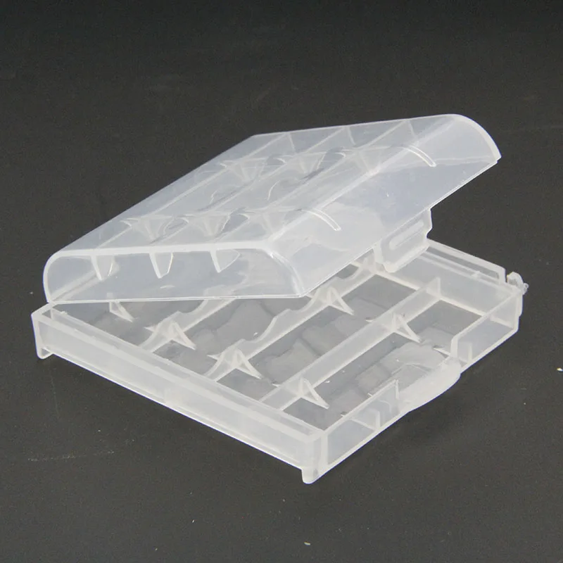 2 4 8 Slots AA AAA Battery Storage Box Hard Plastic Case Cover Holder Protecting Case With Clips For AA AAA Battery Storage Box