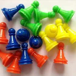 100Pcs/set Foreign Trade Hollow Checkers for Children, Hot-selling Game Pieces, Color Accessories