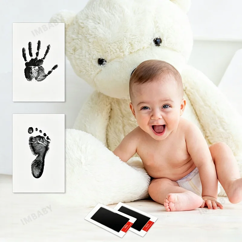 Newborn No-rinse Hand and Foot Stamp Safe Non-toxic Non Contact Skin Baby Paw Prints Souvenir Pet No Ink Hands Feet Stamp Toys - view 4