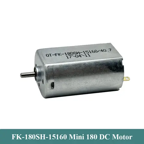FK-180SH-15160 Micro 180 Motore DC 3V 5V 6V 9V 12V 11000RPM Spazzola di Carbone Forte Magnetico Mini 20mm Motore Elettrico FAI DA TE Hobby giocattolo