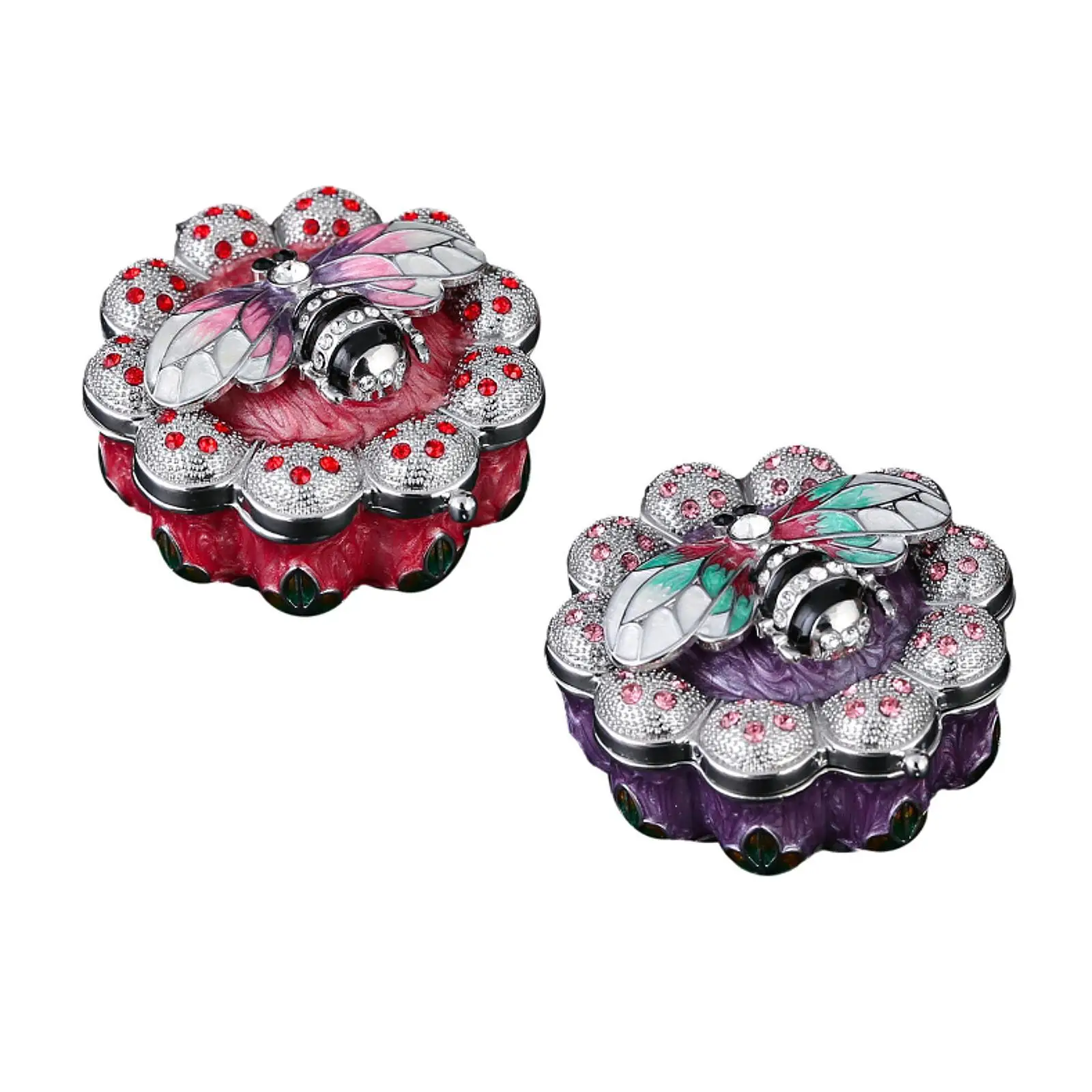 

Jewelry Box Crafts Collectible Mini Trinket Box for Souvenir Necklaces Girls