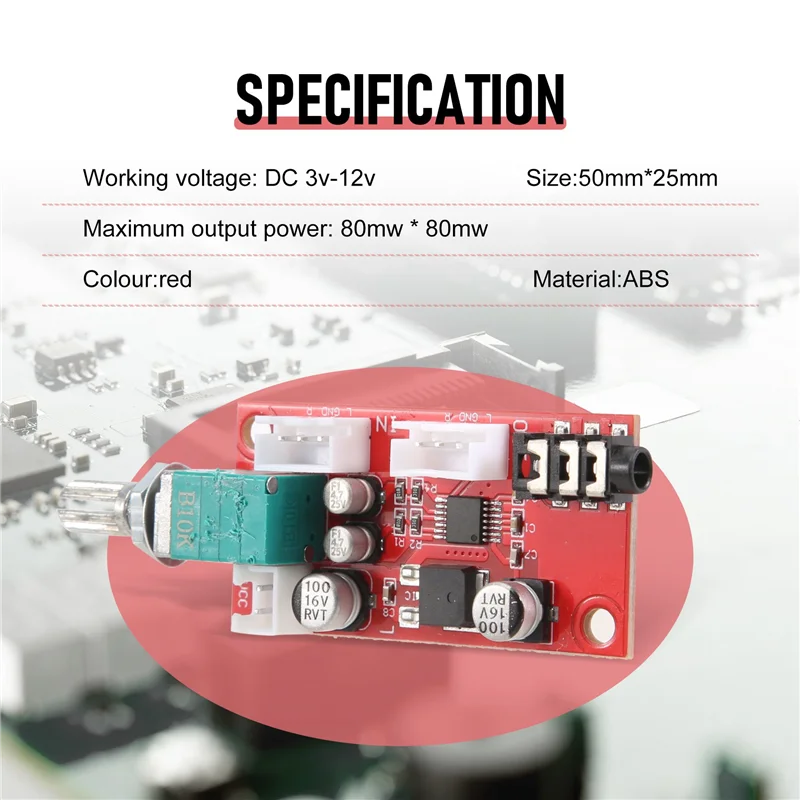 لوحة مضخم ضوت سماعة الرأس MAX4410 يمكن استخدام أمبير مصغر كمضخم مسبق بدلاً من NE5532-N36R