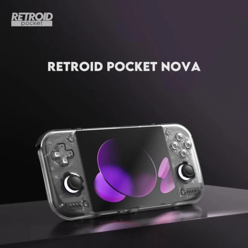 Retroid Pocket Nova Handheld Game Console 4.5Inch 4:3 Oled Full Screen High Performance Android Retro Portable Linux Open Source