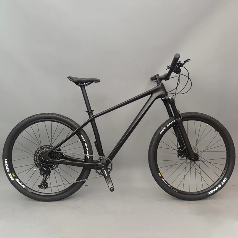 29 Inch Hard Tail Carbon Fiber Mountain Bicycle 12 Speed MTB Bike Aluminum Magnesium Alloy Oil Air Fork Hydraulic Disc Brake