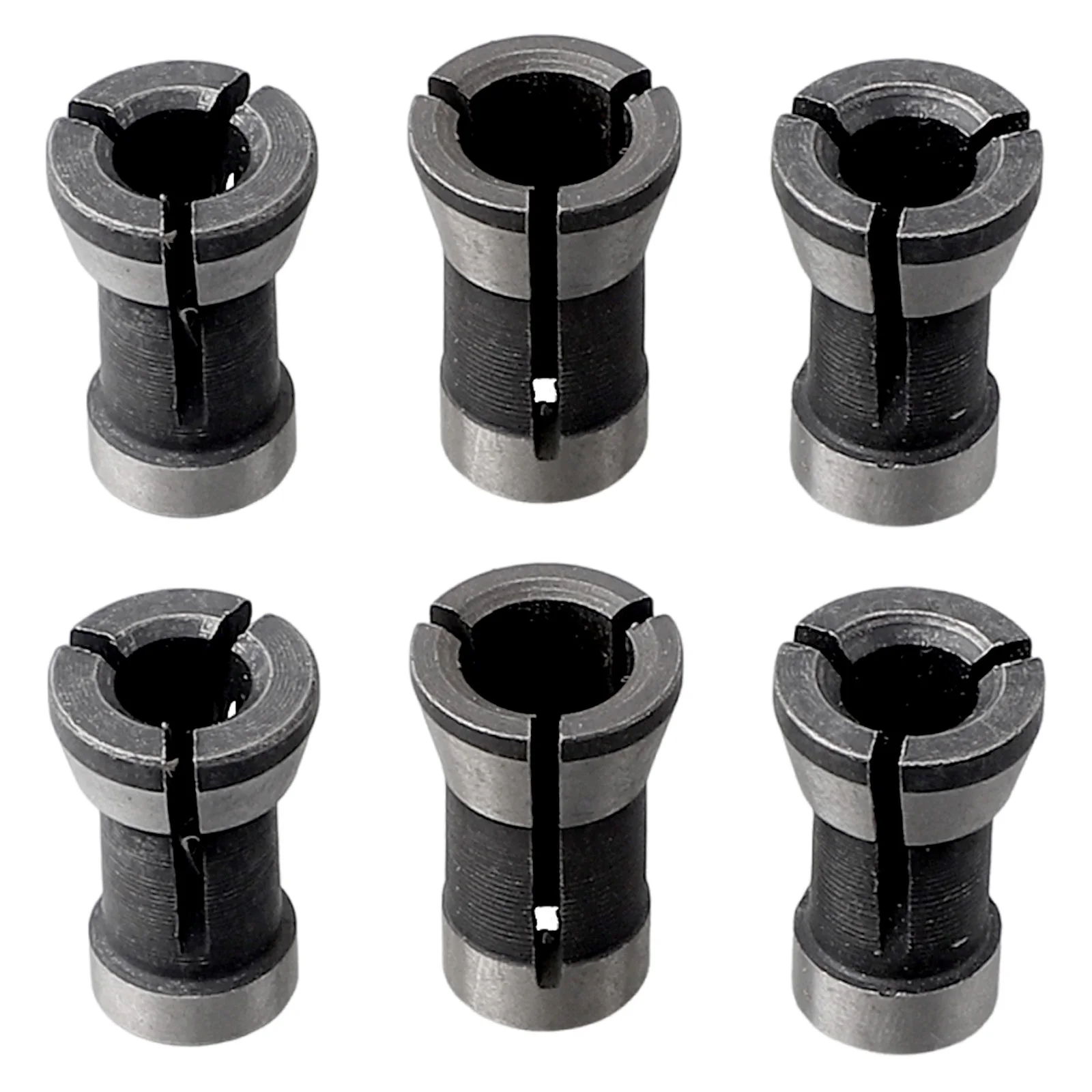 Bit Collet Collet Adapter Black And Silver Height 20mm Hole Diameter 6/8/6.35mm Wood Milling Cutter Wood Router