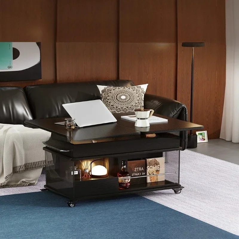 

Lifting folding coffee table removable tea table small apartment living room sofa side table