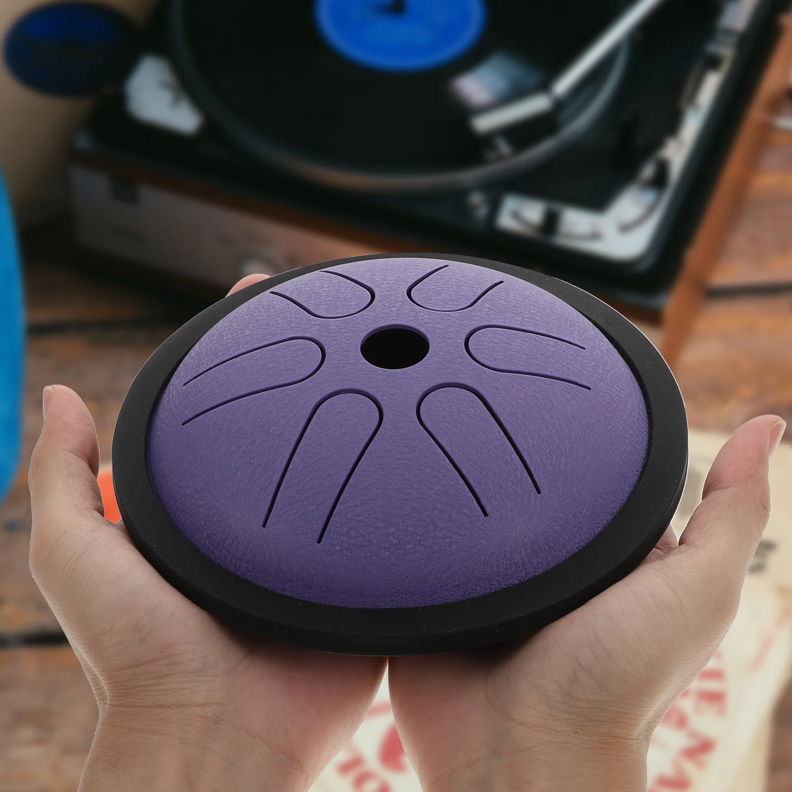 

Pocket Drum Ethereal Stick Convenient Creative Tongue Alloy Percussion Instrument Portable