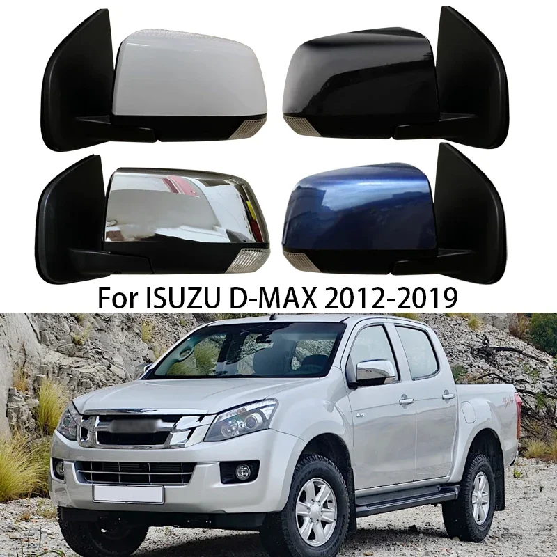 

Car Rearview Mirror Assembly For ISUZU D-MAX DMax 2012-2019 Auto With Turn Signal Fold Heating Lens Adjustment Mirror Assy