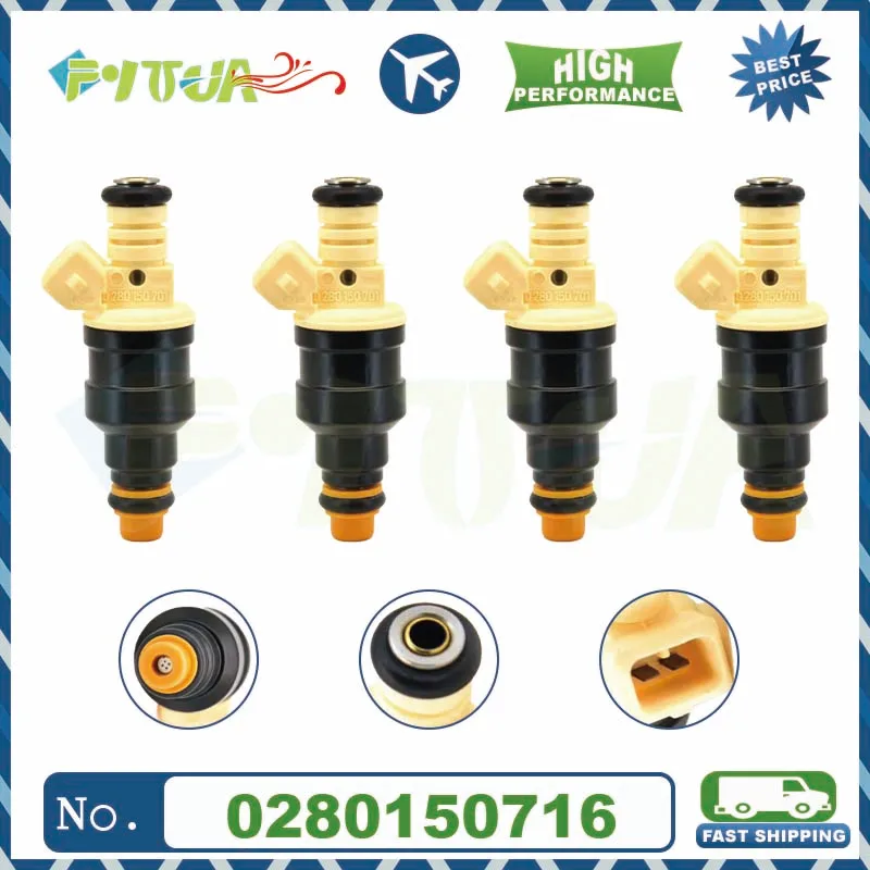 4pcs Fuel injector 0280150716 0280150210 0280150211 0280150941 0280150522  For BMW K750 K1000 K1100 Ford Mercury Auto Parts