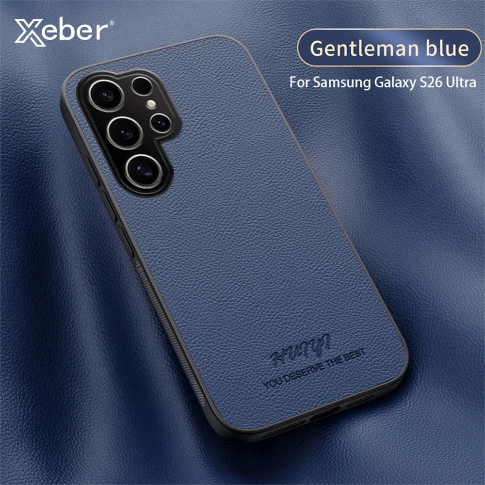 Modische Leder-Magnet-Hülle für Samsung S26 S25 S24 S23 Ultra S22 S21 Plus FE Note 20 Ultra A73 A55 A54 A35 für Magsafe Cover