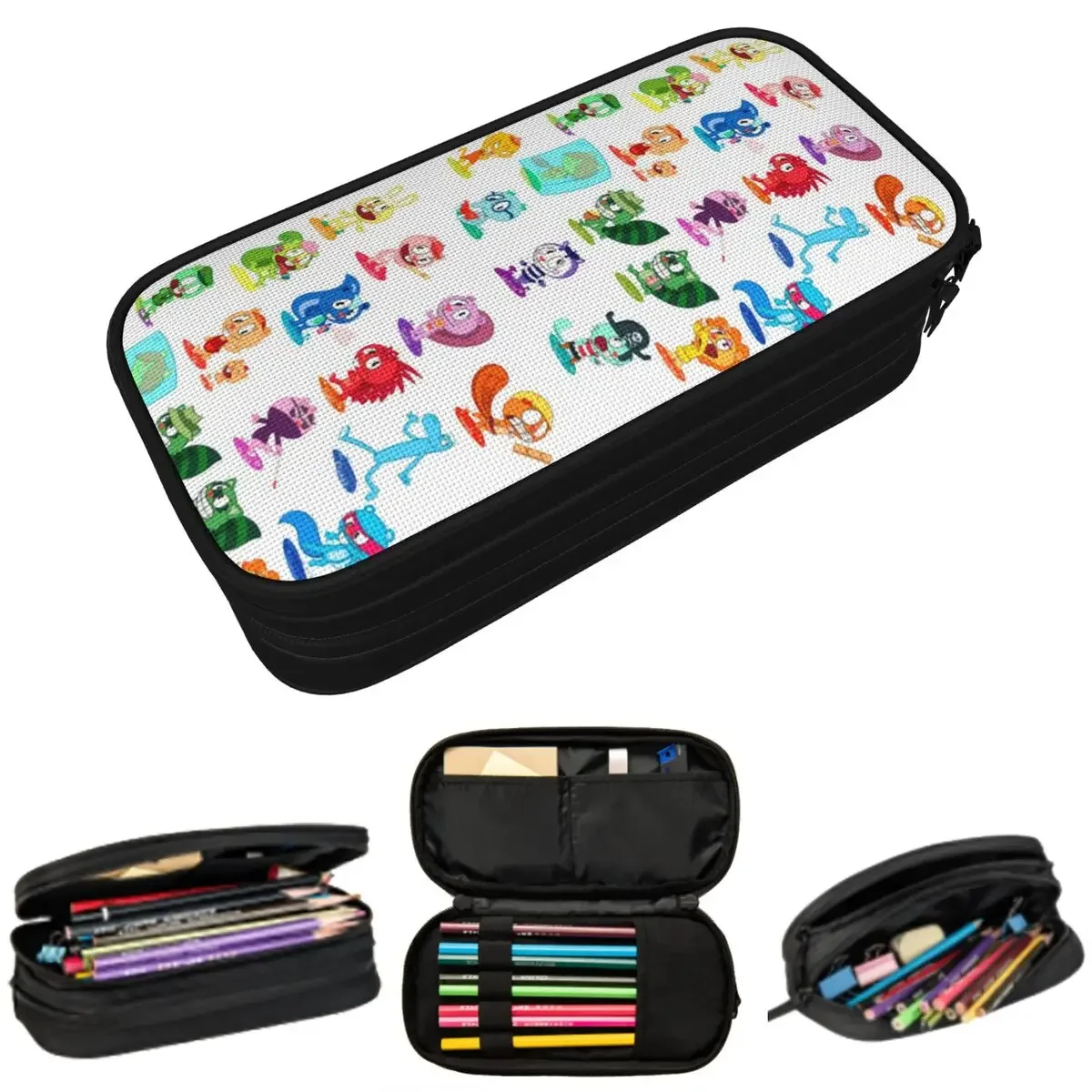 

Happy Tree Friends Characters Pencil Cases Large Capacity Pen Bags Pen Box Pencil Pouch For Boys Girls Stationery School Office