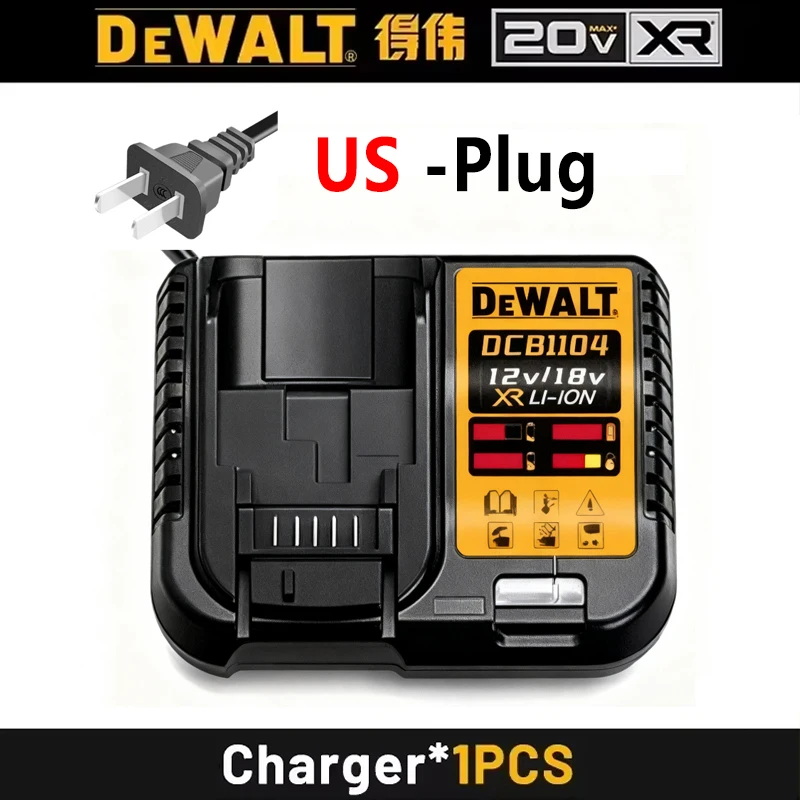 100% DEWALT Original 18V 20V 6.0AH 5Ah, DCB206, DCB205 With Fast Charging, 20V Lithium Battery, Power Tool Battery 20V Dewalt image 3