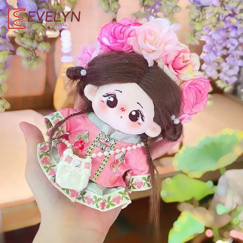 Evelyn mode Style ancien 20CM coton poupée vêtements jolie habiller poupée accessoires Style chinois poupée tenue enfants jouets
