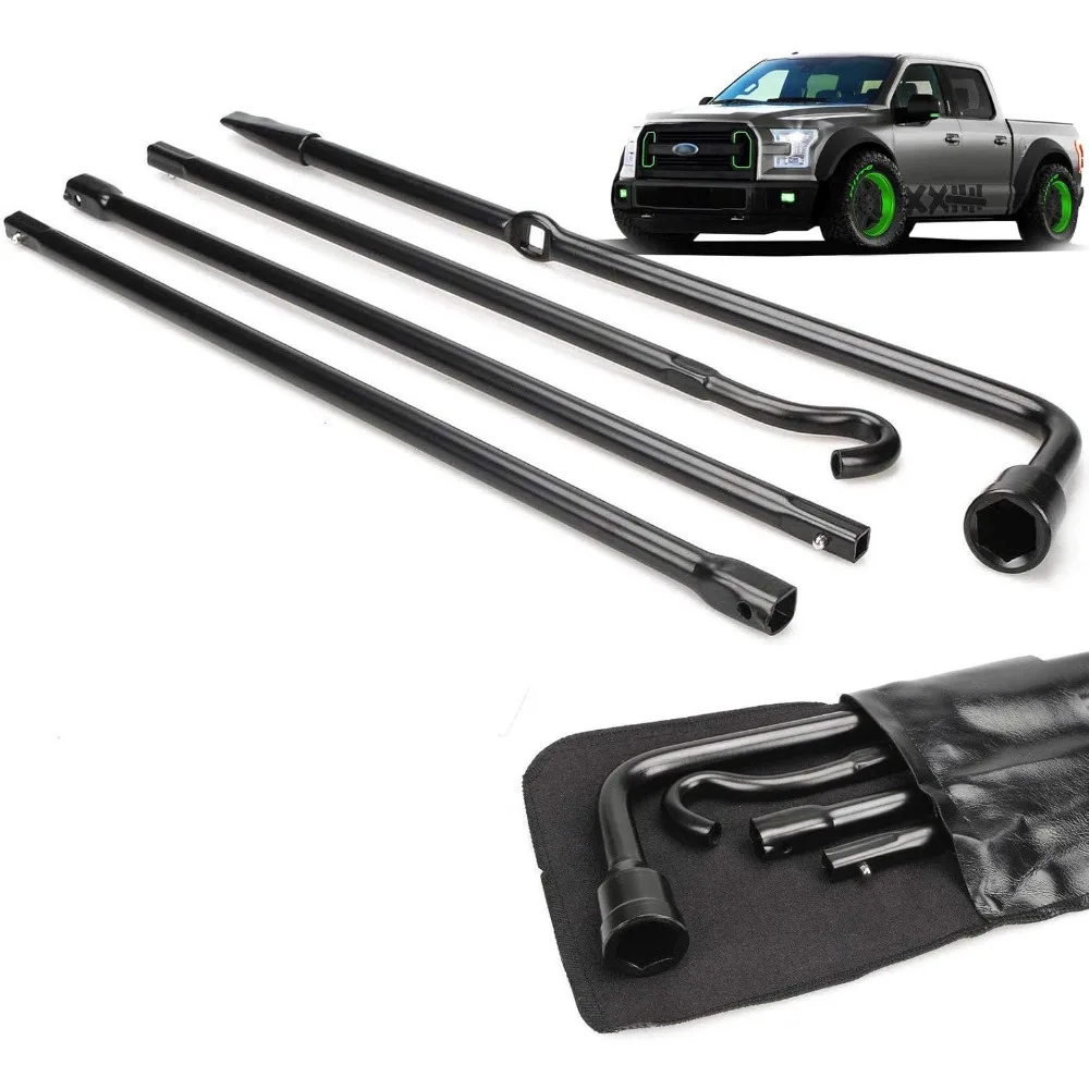 

Truck Spare Tire Changing Repair Tool for Ford F150 2004-2014 Car Wheel Remove Jack Replace Irons OEM Lug Nut Wrench Extension 4
