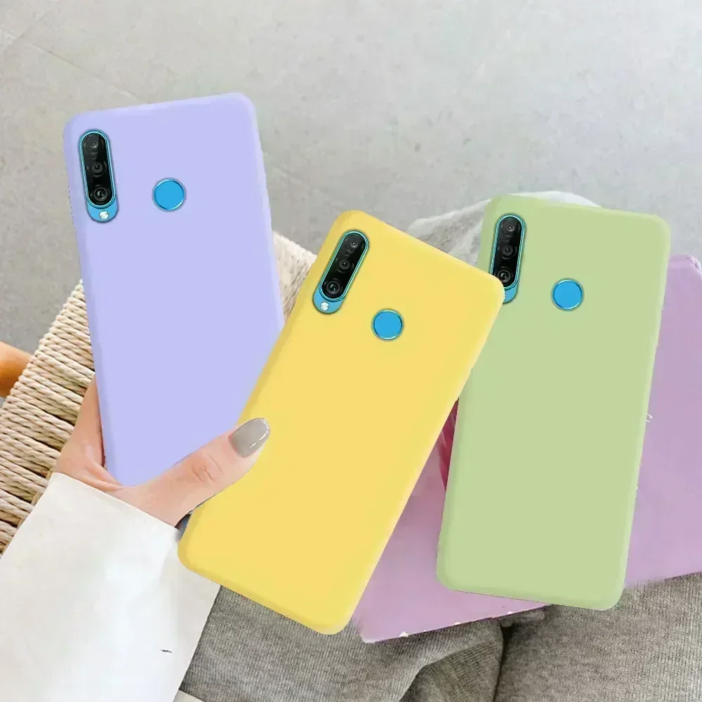 For Huawei P30 Lite Case Candy Soft Silicone TPU Back Cover For Huawei P30 Lite Phone Cases For Huawei Nova 4E Fundas Coque