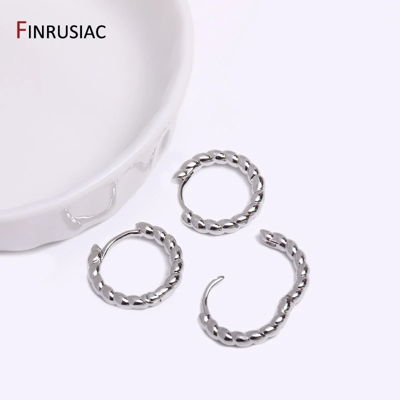 Gold Überzogene Messing Einfache Hoop Ohrringe Hohe Qualität Frauen Ohrringe, Eingelegten Zirkon Trendy Hoop Ohrringe Mode Schmuck Geschenke – Detail 28