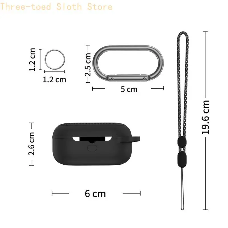 Headset-Abdeckung, weiche Aufbewahrungshülle für EchoBuds 3. Generation, Gehäuse, kratzfeste Hülle E74A – Detail 6