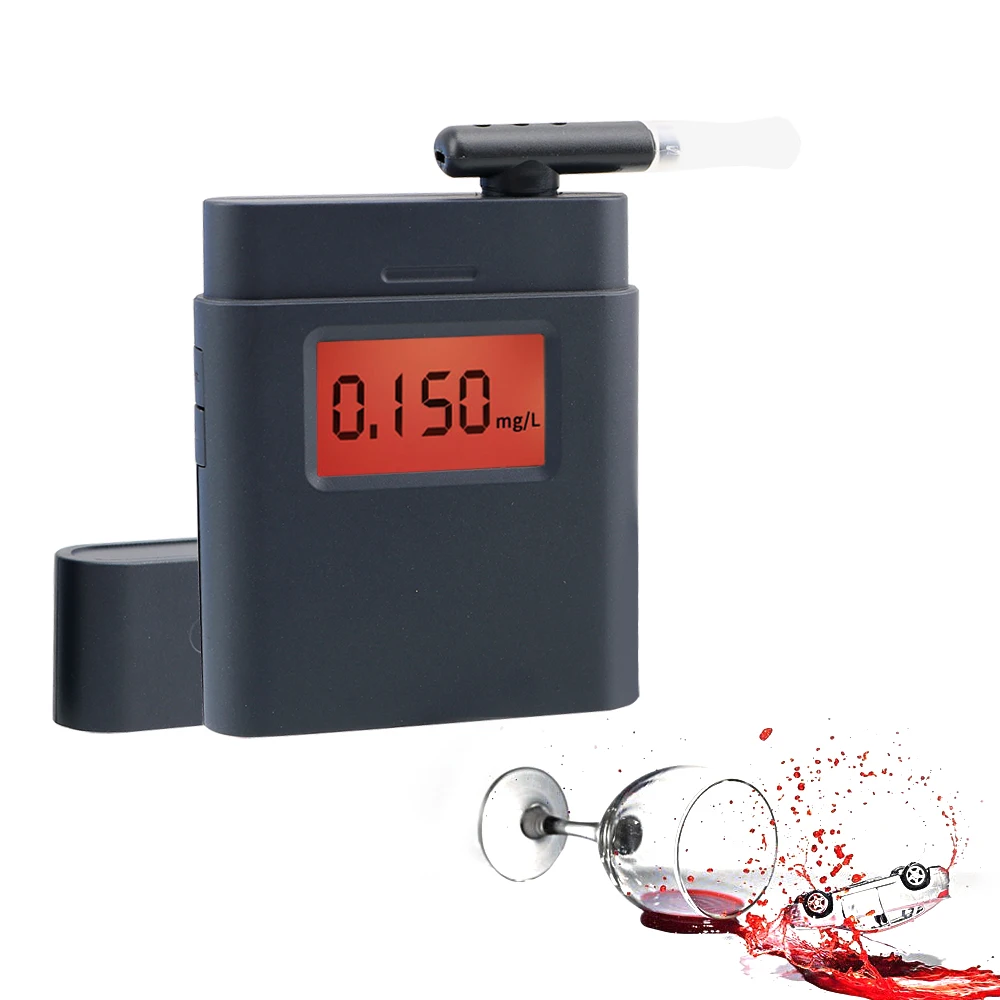 

Breath Analyzer Breathalyzer Digital Breath Alcohol Tester Professional Alcohol Detector