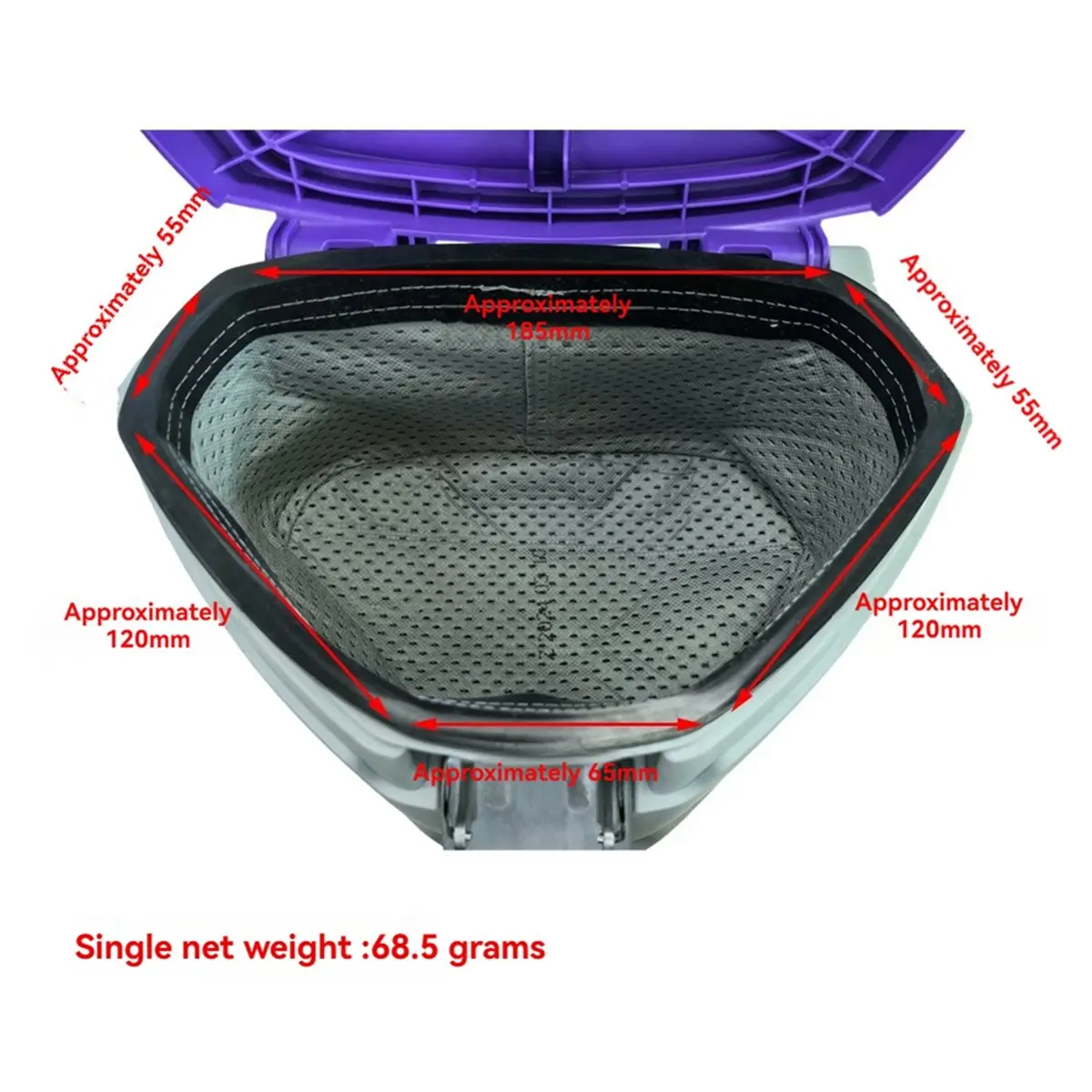 wilwill 3PCS Replacement Filter Bag and Cloth Bags for ProTeam GoFit 3 / Super QuarterVac Backpack Vacuum Cleaner Parts 107314