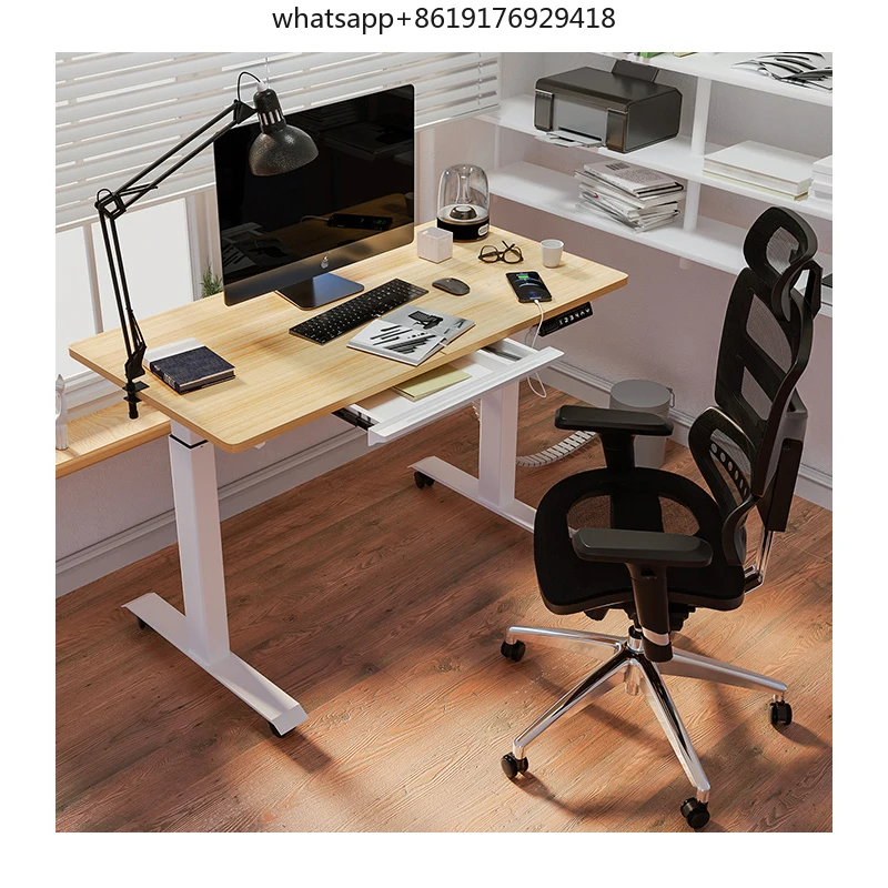 المحرك الخطي الكهربائي مكتب وحدات الارتفاع قابل للتعديل الجدول الدائمة مكتب محرك واحد إطار مكتب الكمبيوتر #1