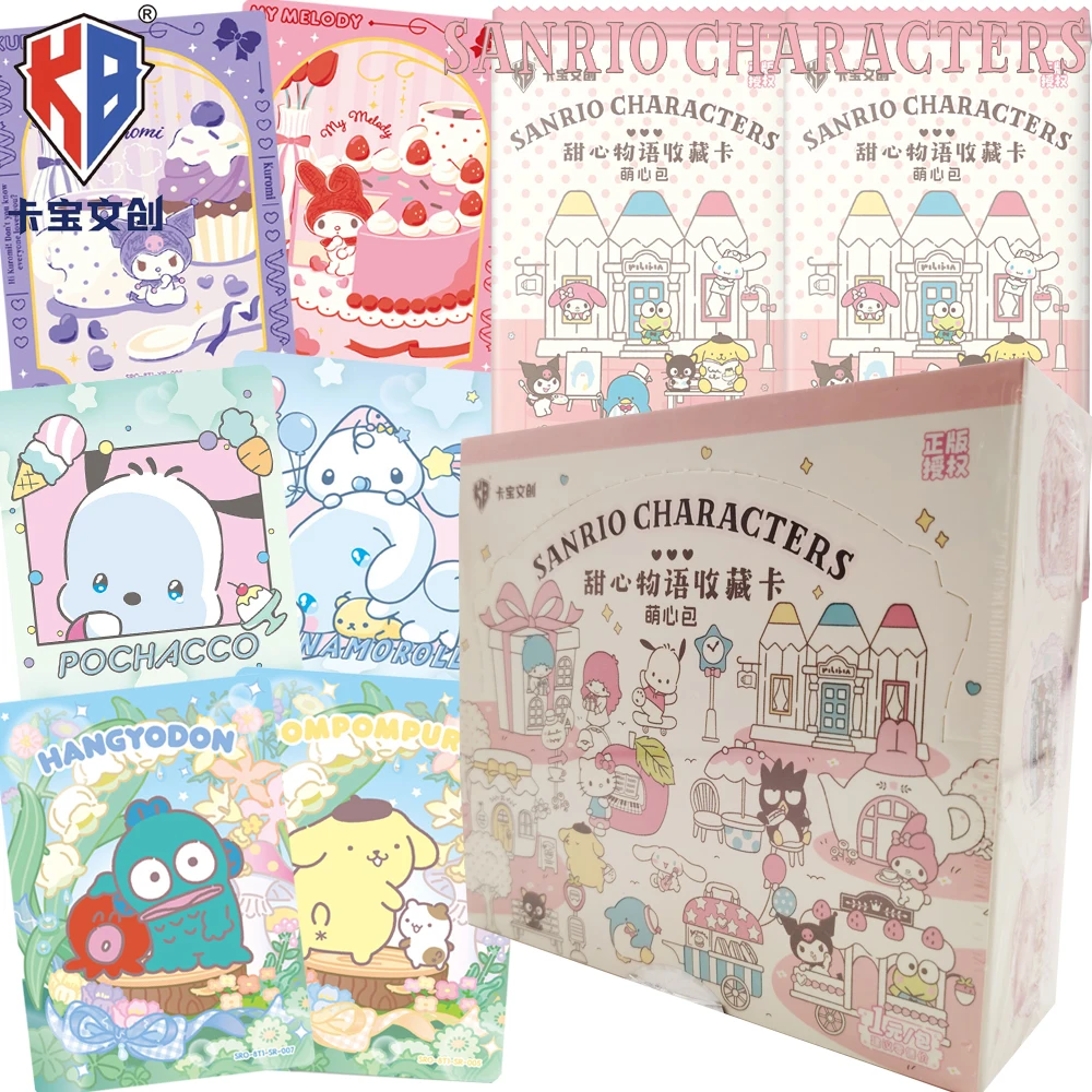 KABAO Genuine Sanrio Characters Collection Cards Kuromi My Melody Warm and Healing Cartoon Cute Star Daily Life Anime Card Gift