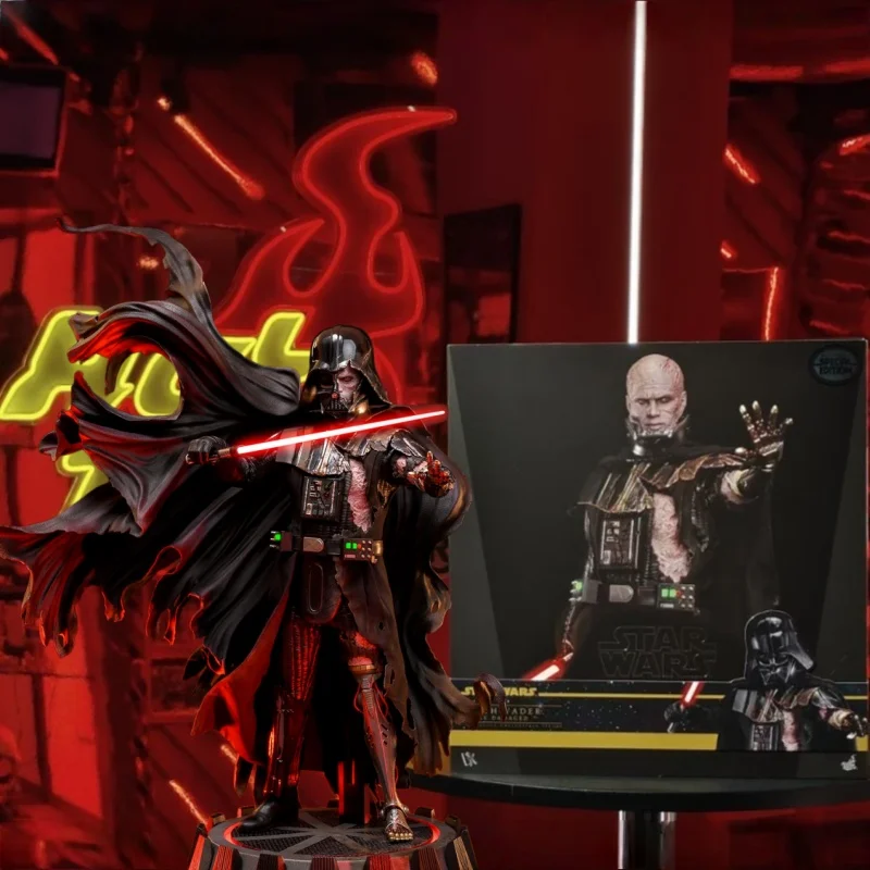 

In Stock HOTTOYS HT 1/6 Dx44 Dx45 Star Wars Darth Vader Battle Damage Edition Action Figure Anakin Skywalker Model Xmax Toy Gift