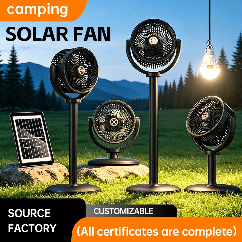 Renewable Energy Fan - Ventilador de Pie con Turbina de
