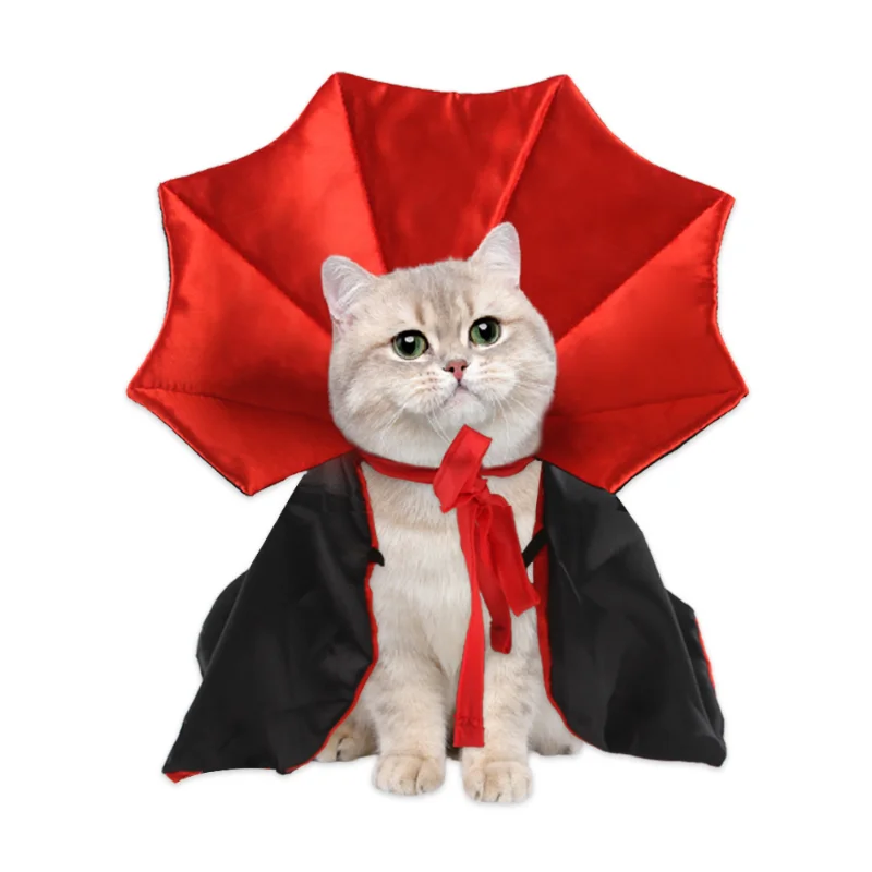 

Vampire Cloak Costume for Pet, Halloween Costumes, Funny Dog Devil Cape, Festival Party Clothing, 10Pcs