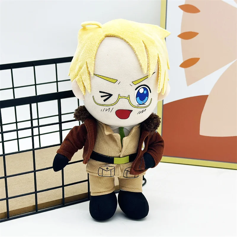Hetalia Axis Powers Worlds Stars Plush Toy Arthur Kirkland Ivan Braginsky Alfred F. Jones Stuffed Doll Soft Gifts for Fans Xmas