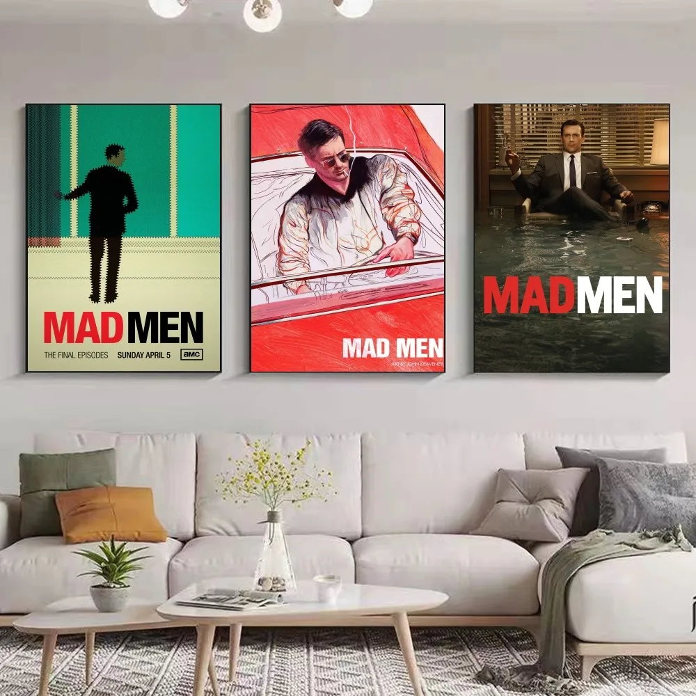 Mad Men Movie Poster DIY Poster Kraft Paper Vintage Poster Wall Art Painting Study Stickers Big Szie Wall Painting