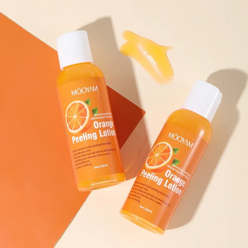 Loção Corporal Peeling de Laranja, Gel Esfoliante Suave, Óleo de Peeling, Cera Ramen Tearable, Atacado