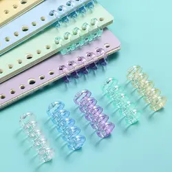 A4 A5 A6 Notebook Crystal Binding Spines Snap Split Binding Combs for Scrapbook Photo Album Learning Cards Stationery