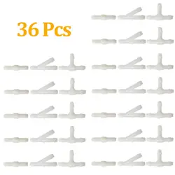 36PCS T/Y/I 3 Types Car Windshield Washer Nozzles Hose Water Tube Connector Wiper Spray Pipe Joint Windscreen Wipers Accessories