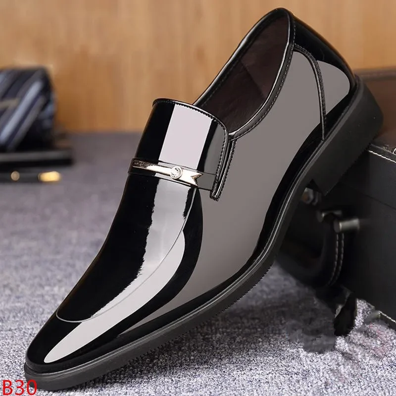 Mens  Casual Loafers Shoes Business Dress Shoes Men All-Match Wedding Shoes Large Size 44 Zapatos De Hombre