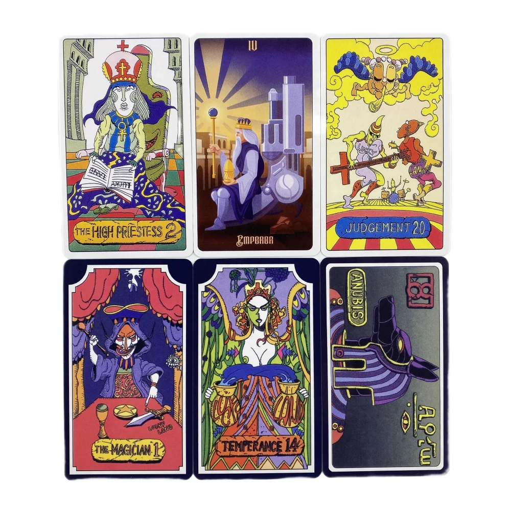 JoJo\'s Bizarre Adventure Tarot Cards A 84 Deck Oracle English Visions Divination Edition Borad Playing Games