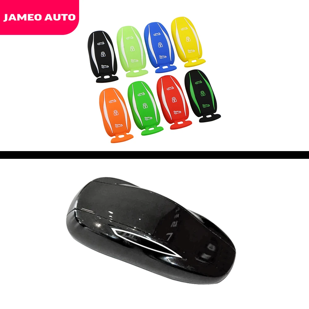 Jameo Auto Silica Gel чехол для Tesla Model X Remote 75D 90D P100D пульт дистанционного управления с 3 кнопками доступа крышки корпуса Acc.