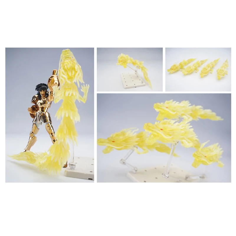 

StarSoul Model Saint Seiya Myth Cloth Yellow Dragon Effect Rising Effect for Libra EX Gold Dohko Bronze Shiryu Action Figure Toy