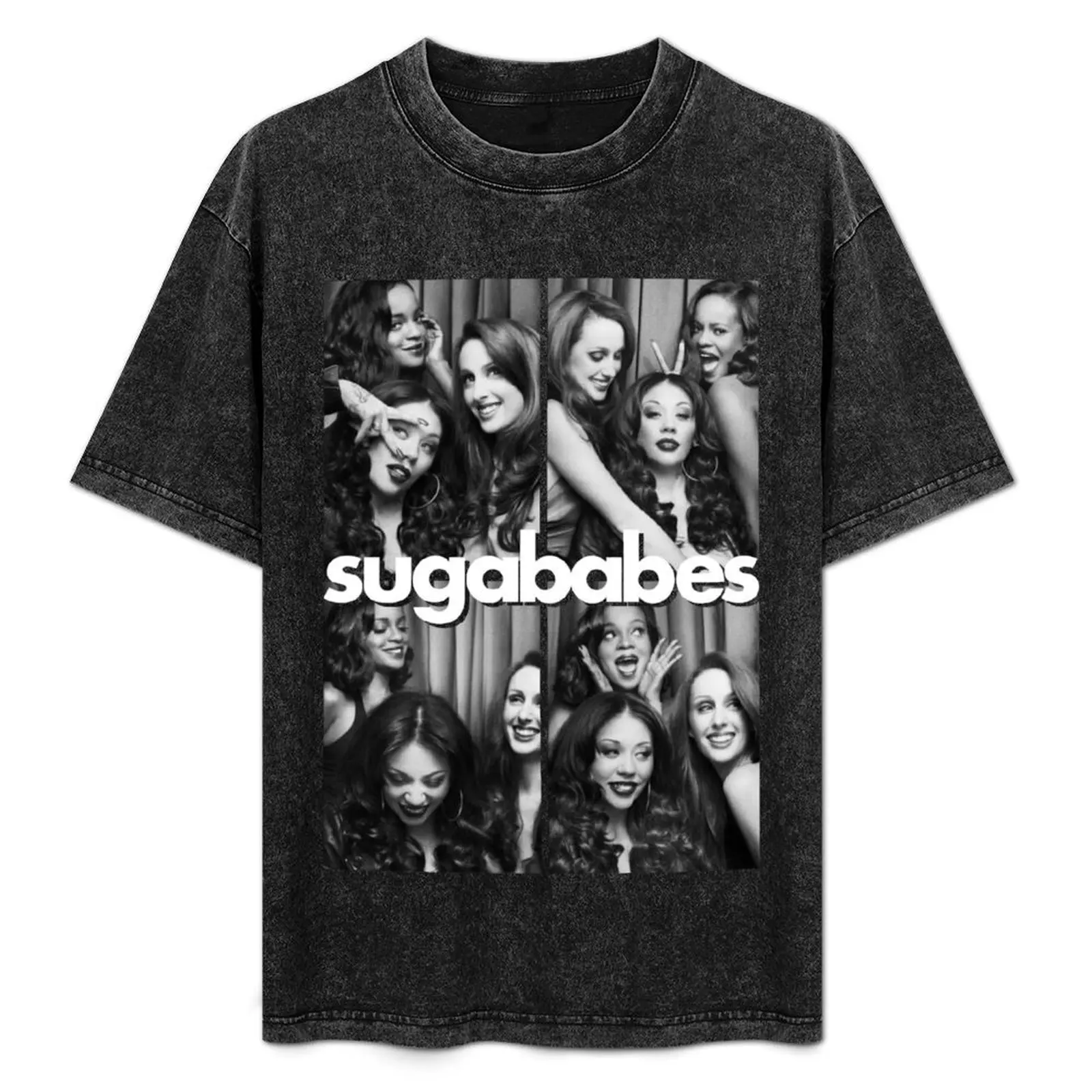 SUGABABES BAND T-Shirt summer tops plain Aesthetic clothing boys animal print mens funny t shirts