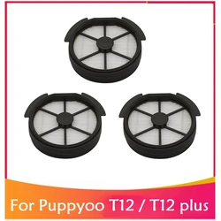 3PCS Replacement Parts for Puppyoo T12 / T12 PLUS Handheld Vacuum Cleaner Front Filter Accessories