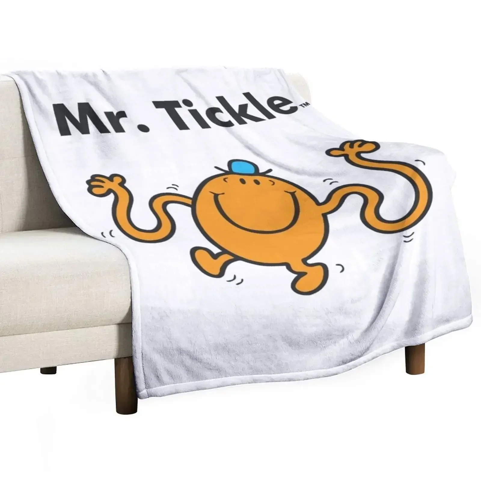 Unique Print with Mr. Tickle Cool Throw Blanket Bed covers Nap heavy to sleep Thins Tourist Stuffeds Blankets