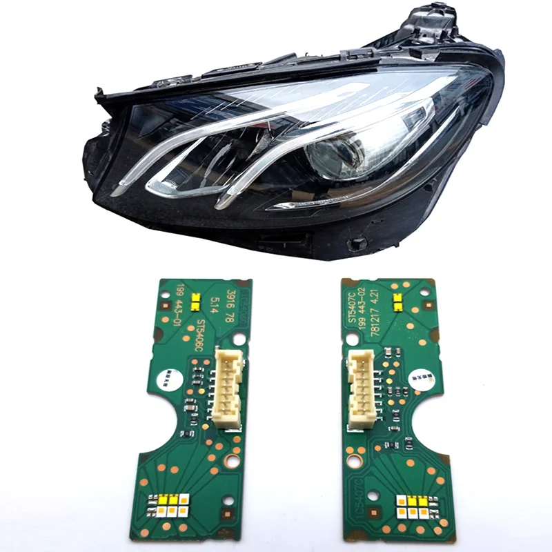 DRL LED Board Daytime Running Light LED Module OEM Aftermarket Replacement For Mercedes Benz E Class W213 Low Spec 2017 2018