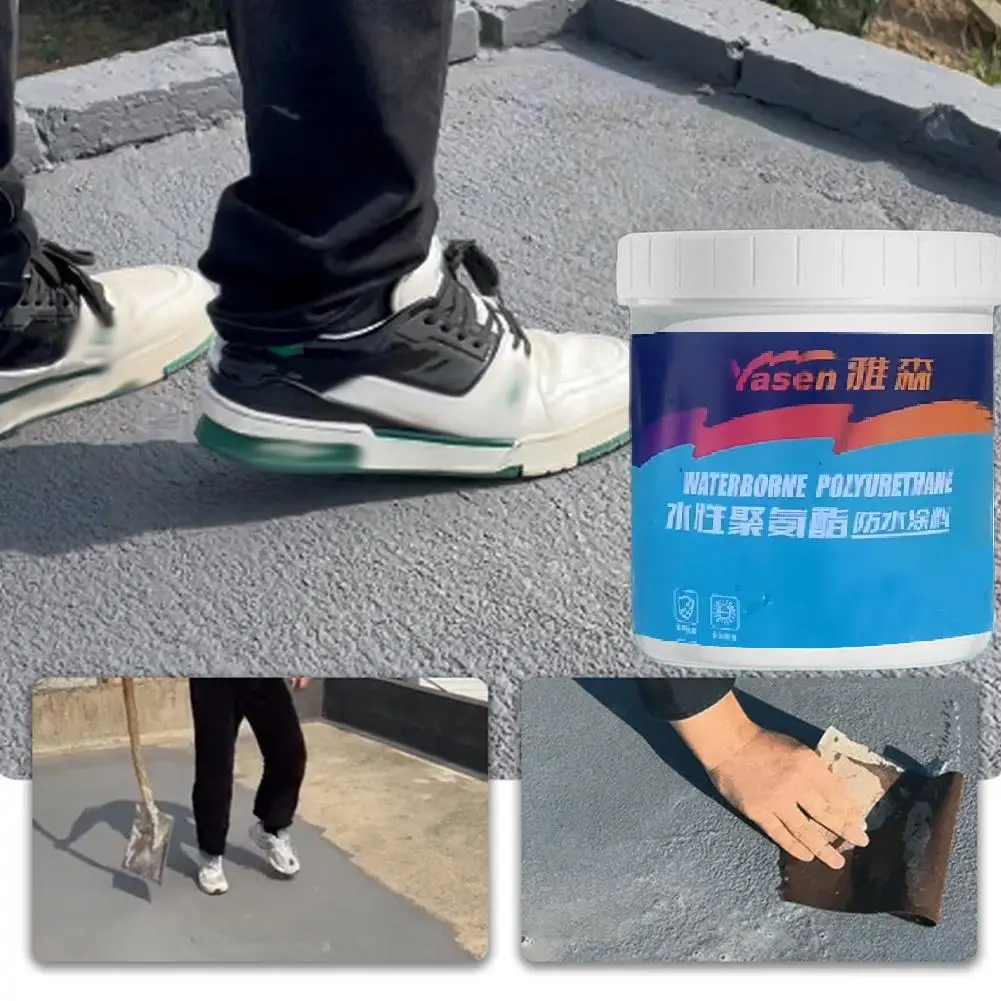 300g Polyurethane Leak-proof Waterproof Coating Seamless Coating Sealers Roof And Repair Finish Wall Leak J7Y2