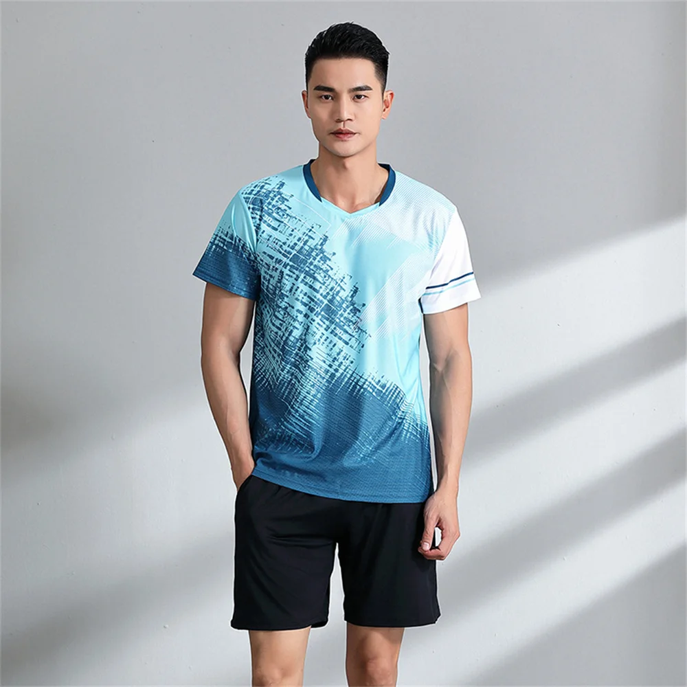 Men Women Badminton Jerseys Shorts Shuttlecock Shirt Skirt Team Uniform Breathable Quick Drying Sportswear Tennis Training Suits