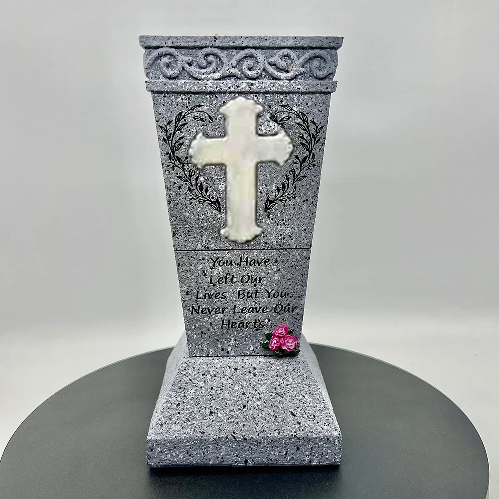 Cmentarz słoneczny Wagon grób Rekwizyty na Halloween Nagrobek Impreza z okazji Halloween Kwiaty Headstones Wazony Gravestone Decor Pamiątkowe