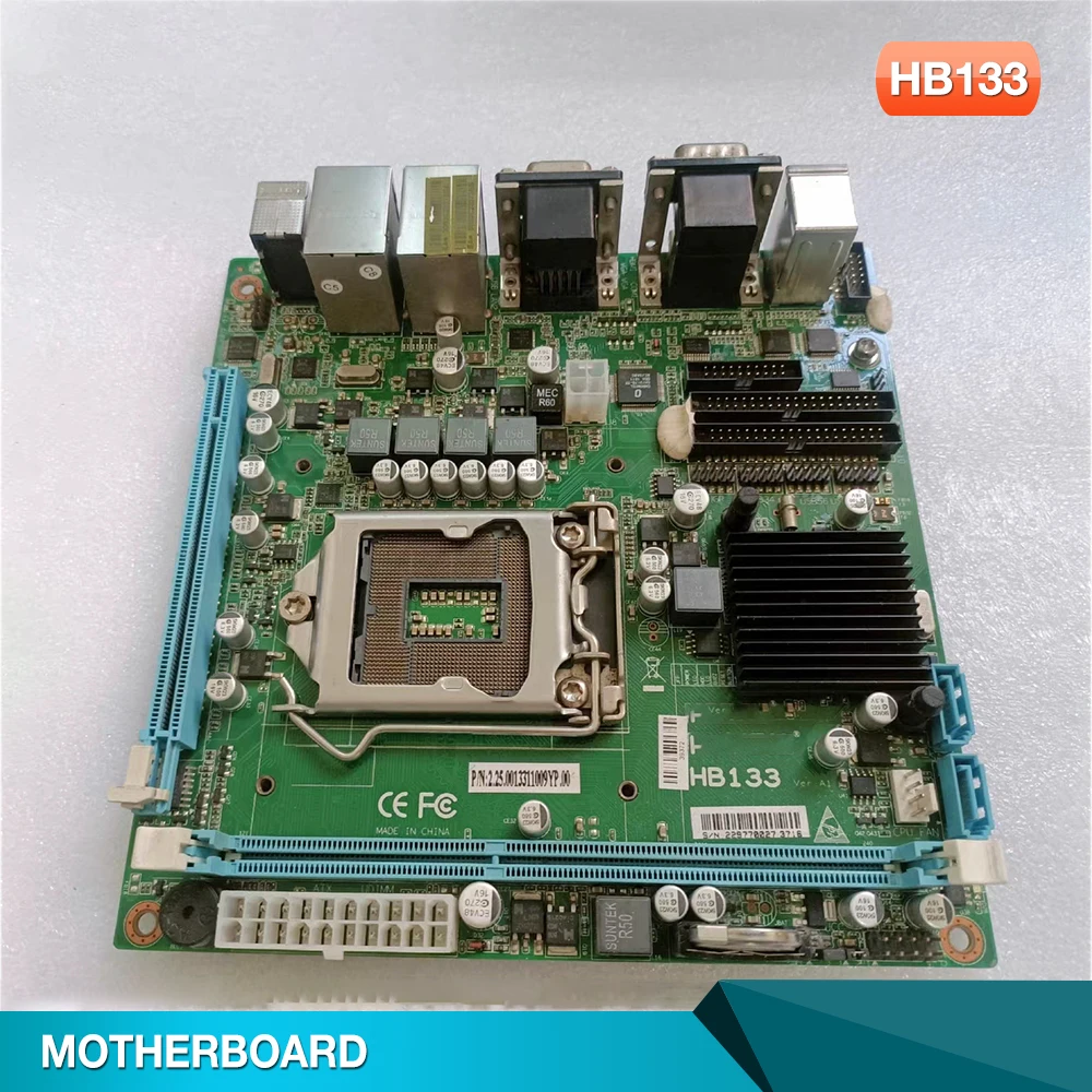 17*17 Mini ITX Board HB133 Industrial Control Motherboard