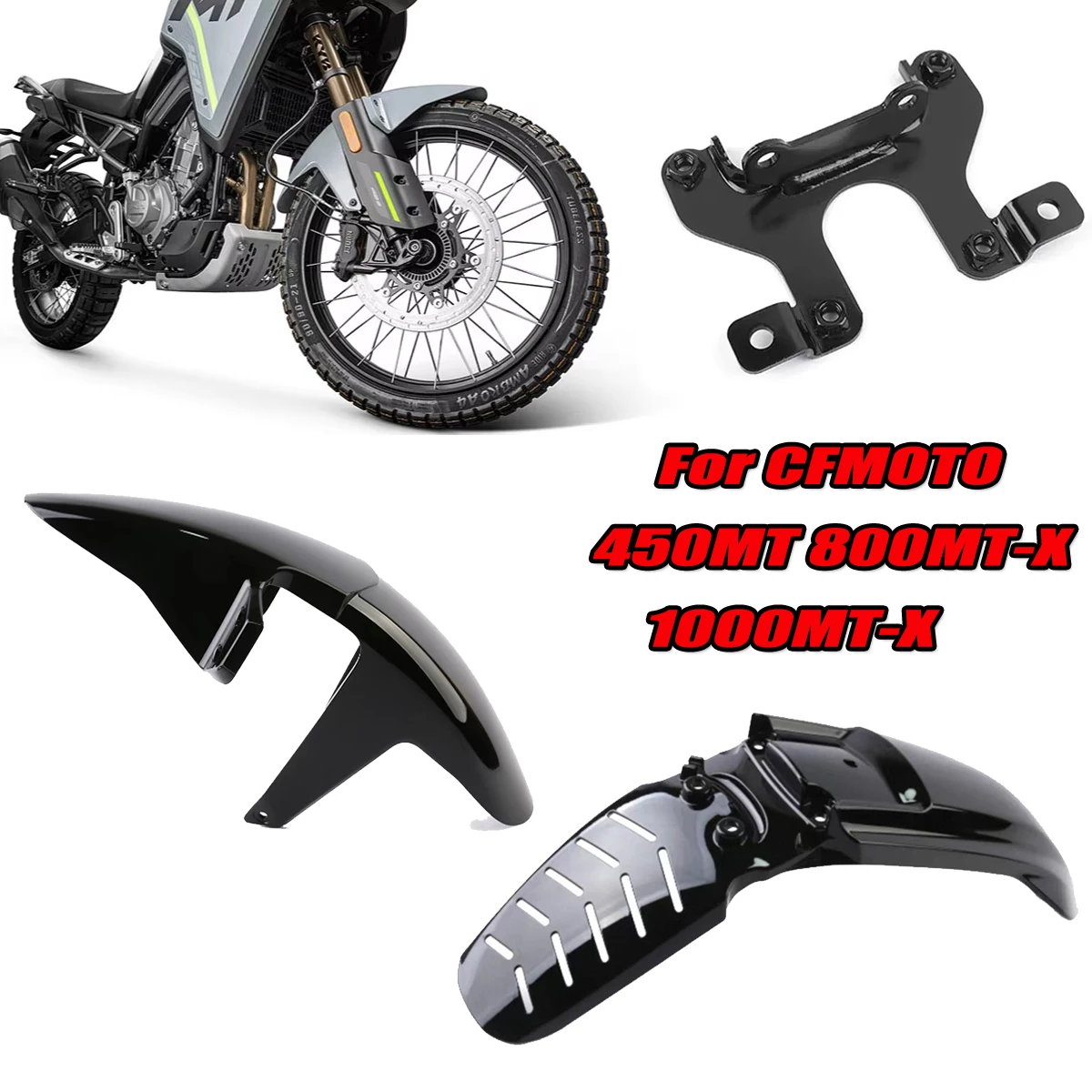 Fit For CFMOTO 450MT 800MTX 100mtx MT-X1000 mudguard high position water blocking plate low position mud blocking tile