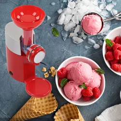 Fruit Dessert Machine Home Ice Cream Machine Icecream Maker Fruit Ice Cream Dessert Making Machine 160W Set Kit for Home Kitchen